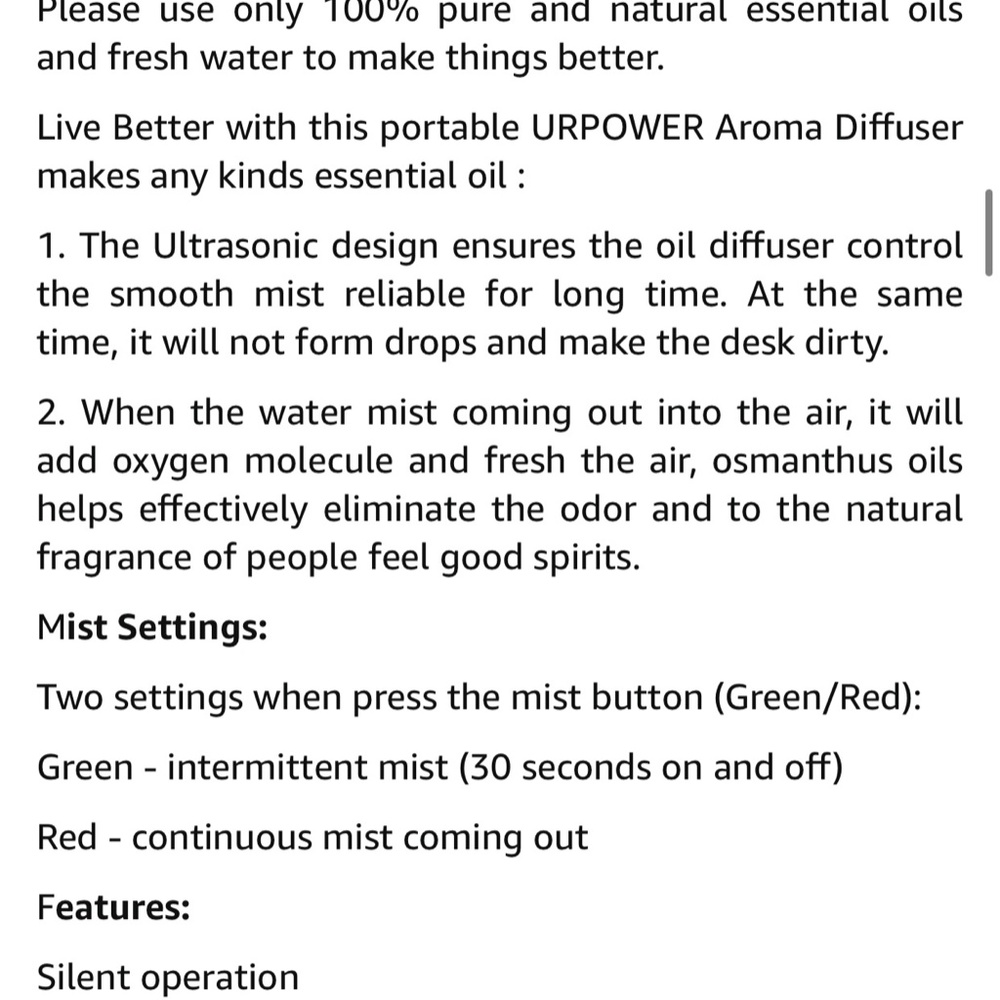 Essential Oil Diffuser 💜 - Picture 7 of 8